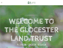 Tablet Screenshot of glocesterlandtrust.org